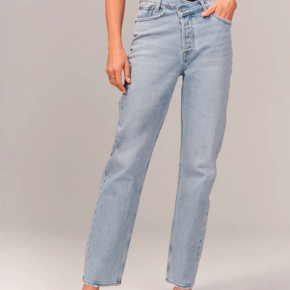 Abercrombie High Rise Dad Jeans